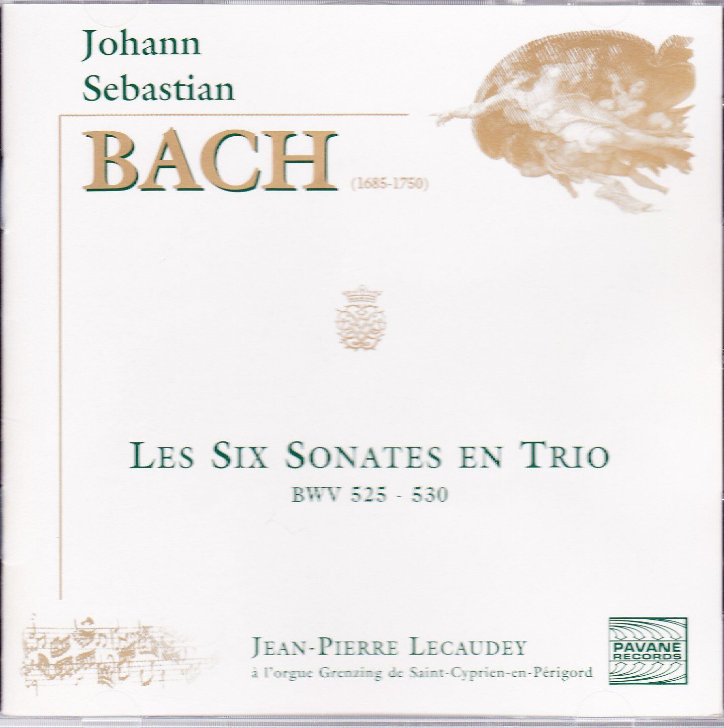 【CD】Bach:6 Trio Sonatas Bwv.525