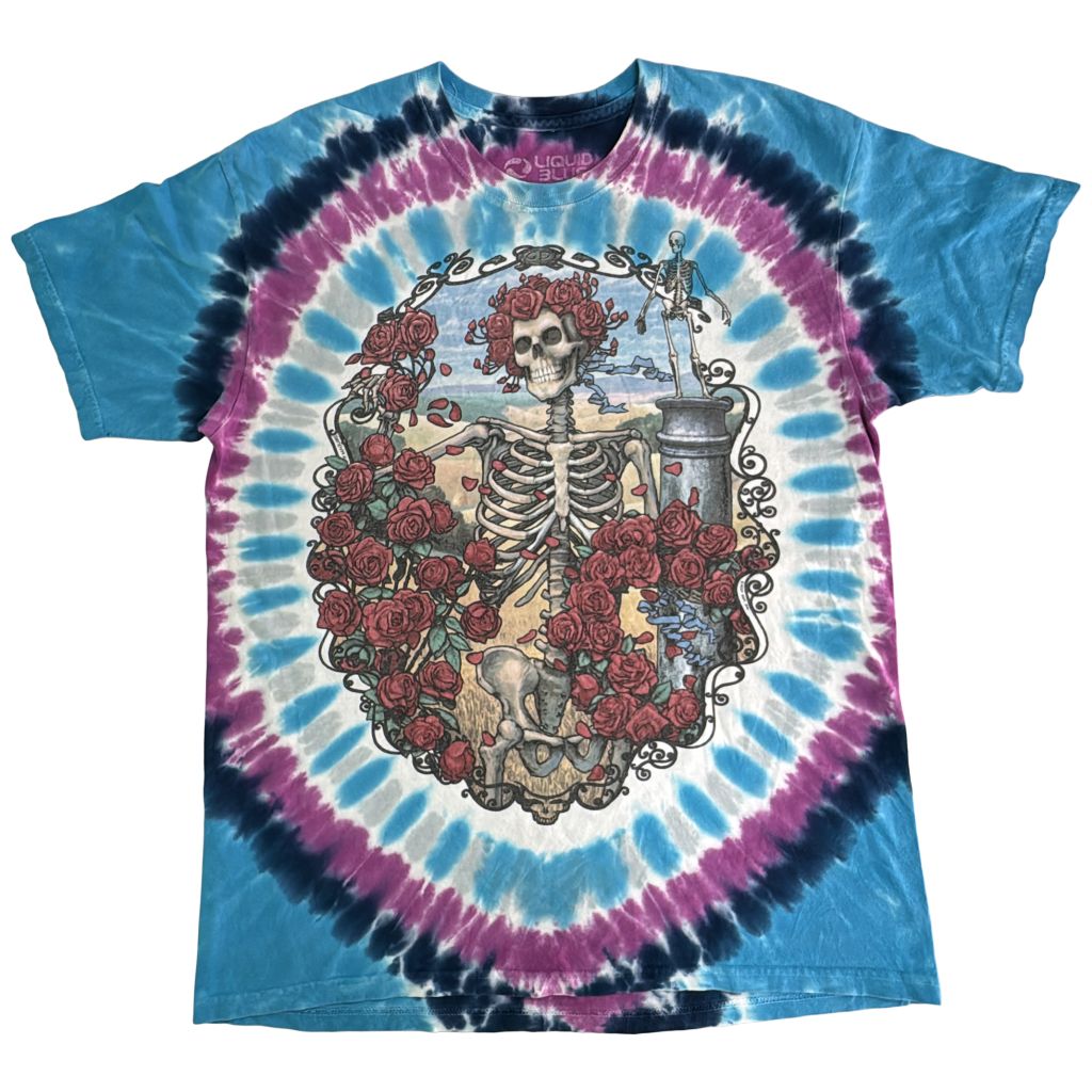 00年代 LIQUID BLUE リキッドブルー GRATEFUL DEAD グレイトフル・デッド タイダイＴシャツ バンド(メンズ L)中古 古着 Y1427 8,047円
