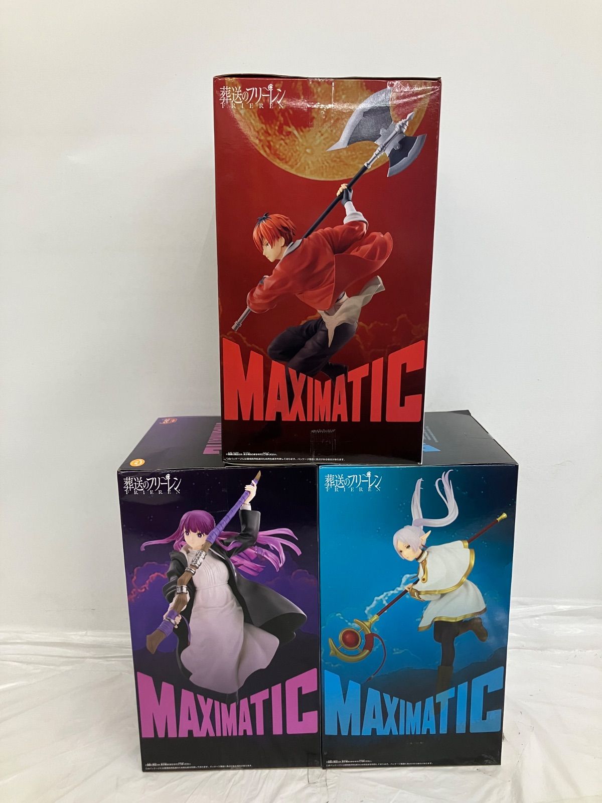 メルカリ市セール中 未開封新品　TM NETWORK WORLD HERITAG 未開封 葬送のフリーレン MAXIMATIC シュタルク 他 各種3個セット