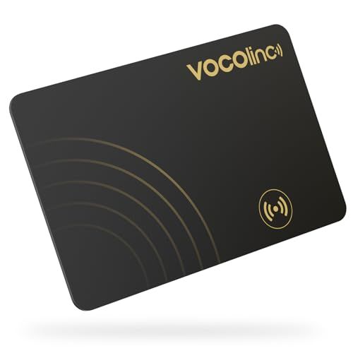 VOCOlinc エアタグ カード型 財布用 超薄(0.16cm) （Apple「探す」のみ対応 ）紛失防止タグ 忘れ物防止 タグ スマートタグ Bluetooth トラッカー 探し物 (VT2202-1個)as ab759c00