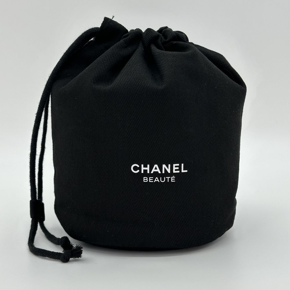 chanel 巾着 ノベルティ 黒 CHANEL シャネル ノベルティ キャンバス
