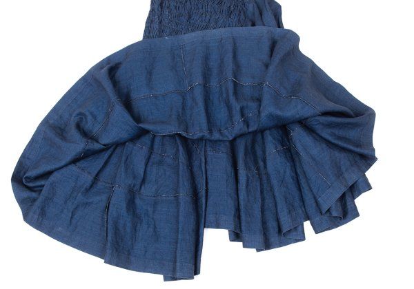 コムデギャルソンCOMME des GARCONS リネンシャーリング切替フレア