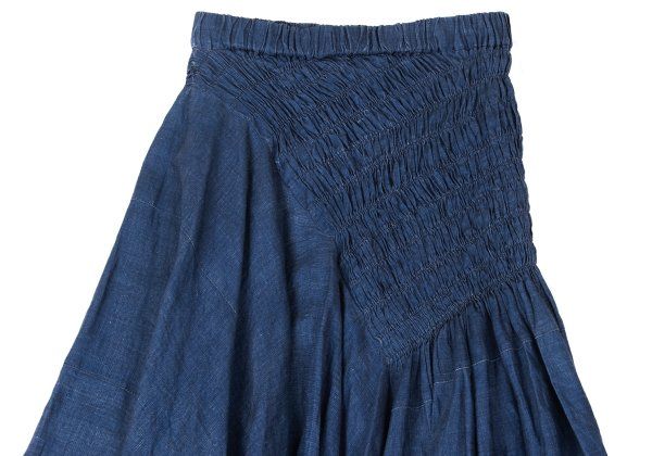 コムデギャルソンCOMME des GARCONS リネンシャーリング切替フレア