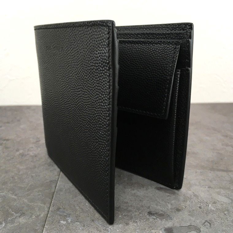 送料込み！ 未使用品 Saint Laurent 二つ折り財布 箱付き YSL 269