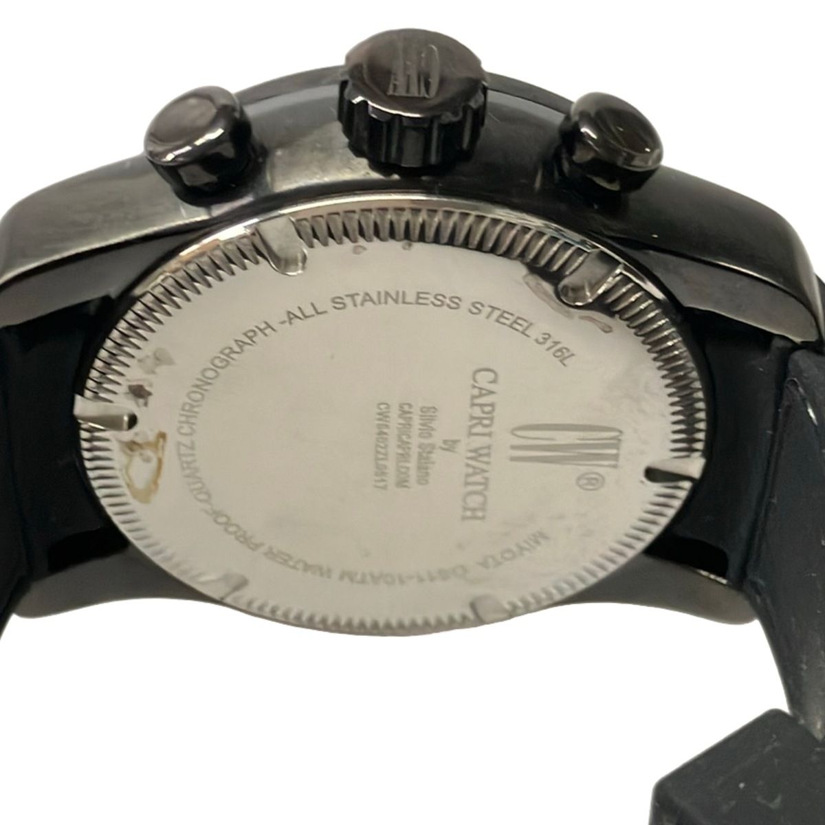CAPRI WATCH(カプリウォッチ) 腕時計美品 - 316L ボーイズ クロノ 