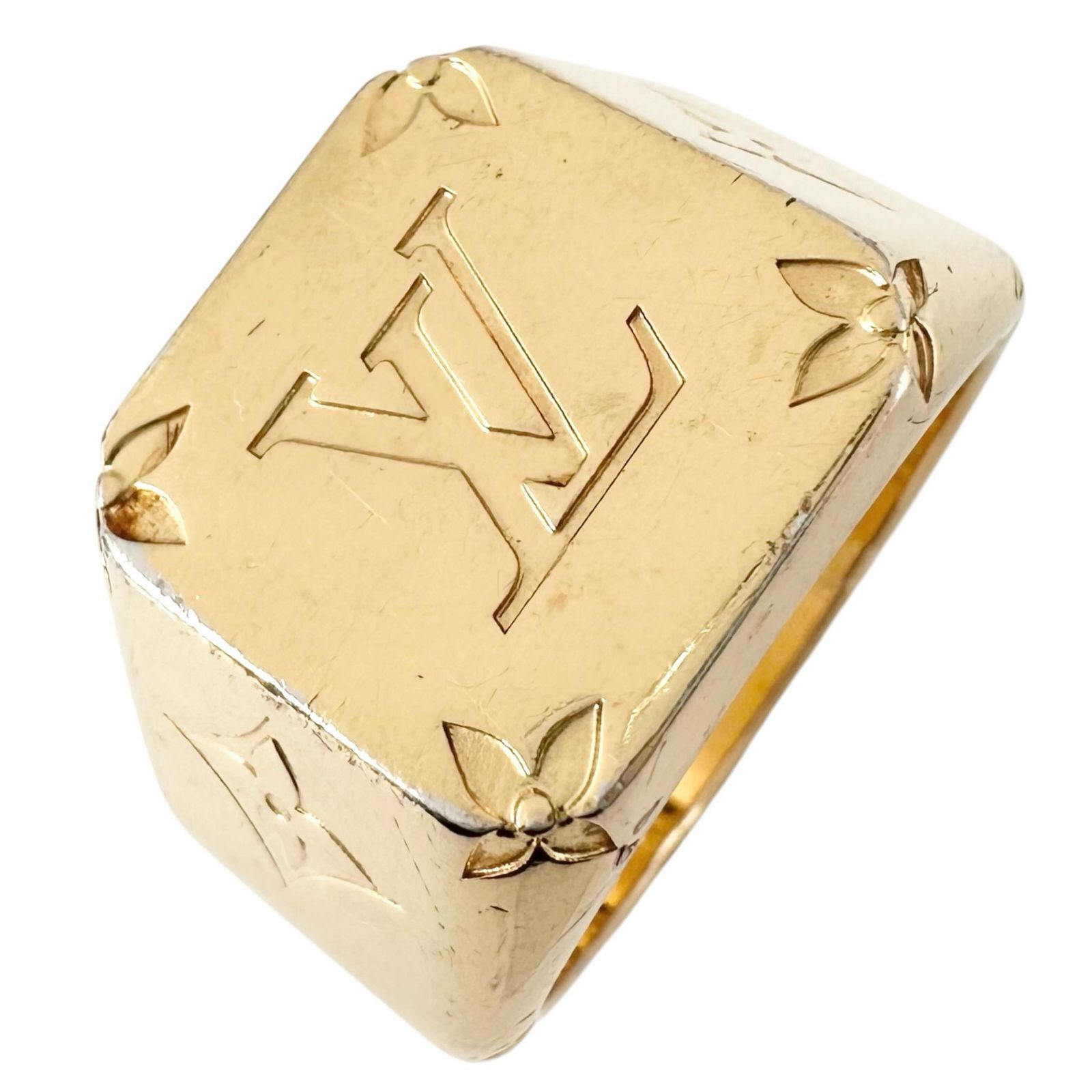 中古】LOUIS VUITTON ルイ・ヴィトン リング シグネットリング リング 