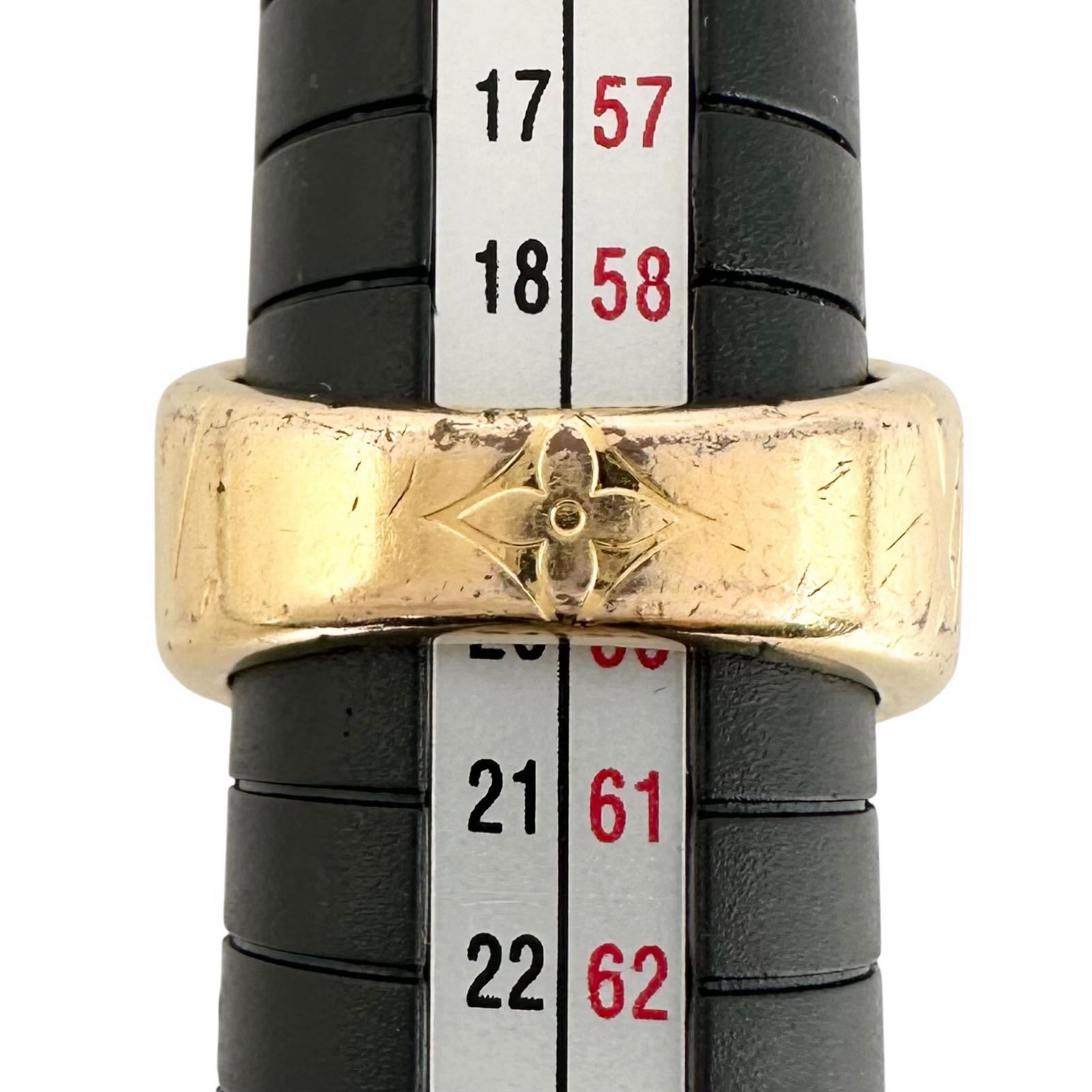 美品 ルイヴィトン シグネットリング モノグラム ゴールド M 20号 中古】LOUIS VUITTON ルイ・ヴィトン リング シグネットリング リング