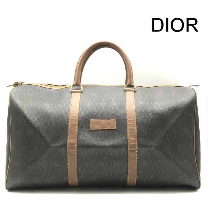 良品 Christian Dior ディオール ハニカム PVC ボストン バッグ