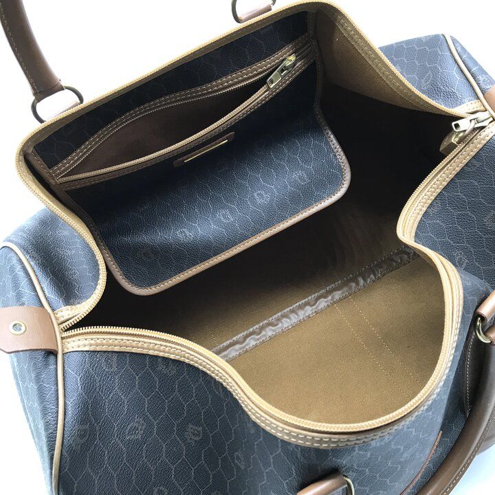 良品 Christian Dior ディオール ハニカム PVC ボストン バッグ