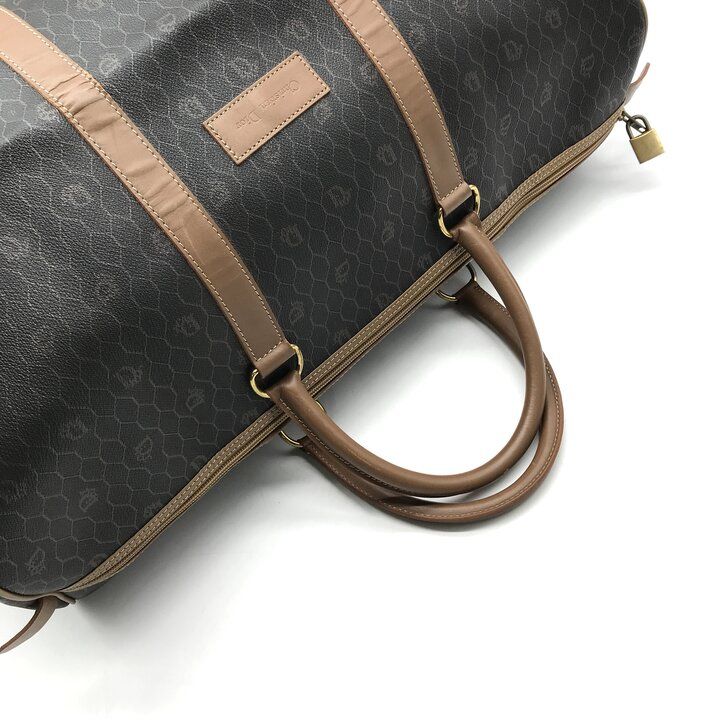 良品 Christian Dior ディオール ハニカム PVC ボストン バッグ