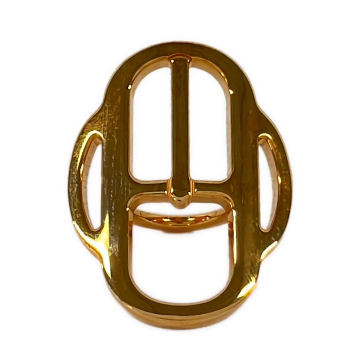 HERMES(エルメス) スカーフリング美品 ミニ・バックル ゴールド