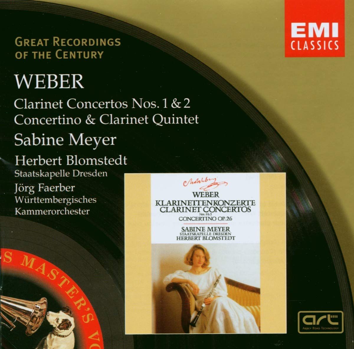 【CD】Clarinet Concertos No.1& 2 - Sabine Meyer, HerbertBlomstedt