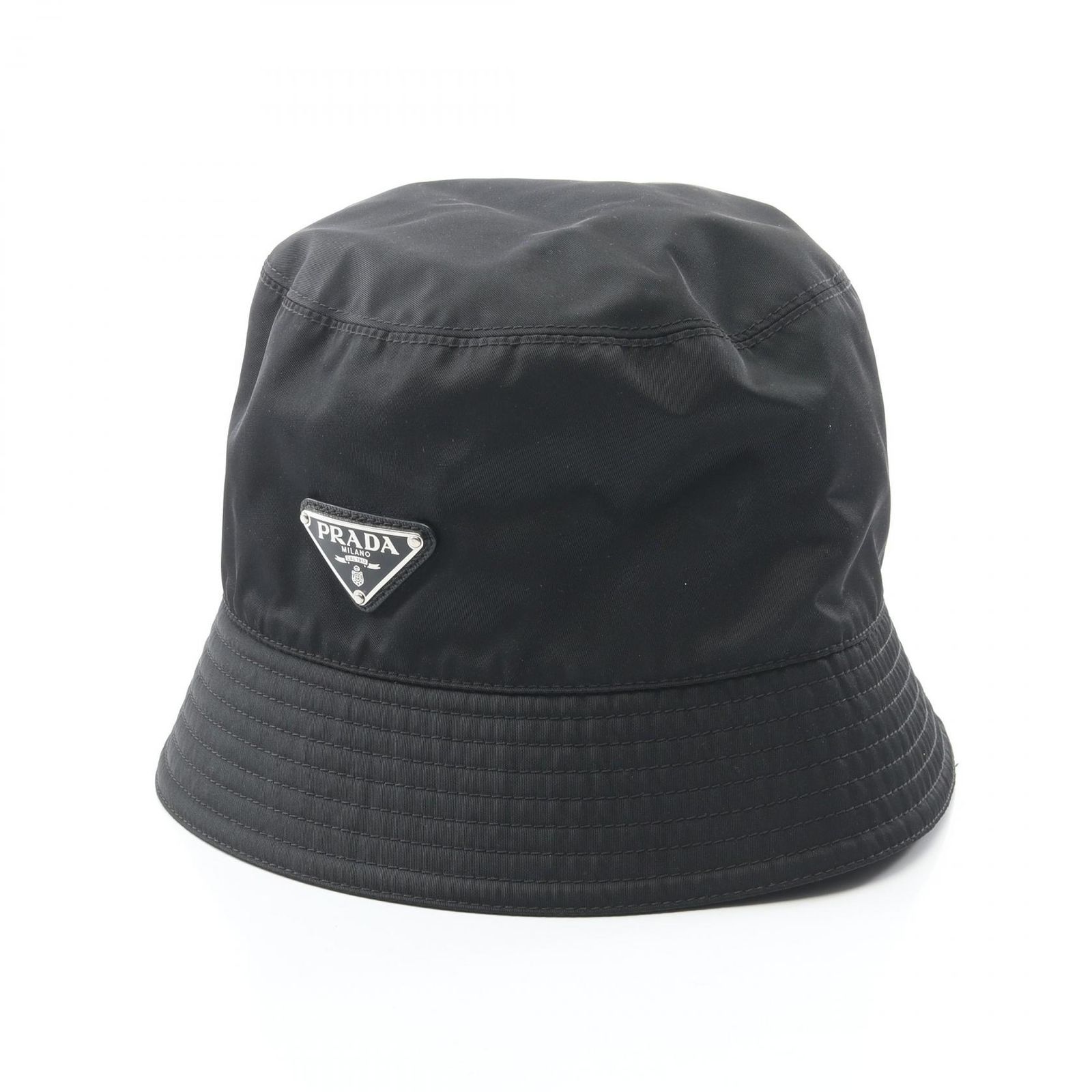 プラダ PRADA ハット Re-Nylon バケット ナイロン 帽子 ユニセックス Used A