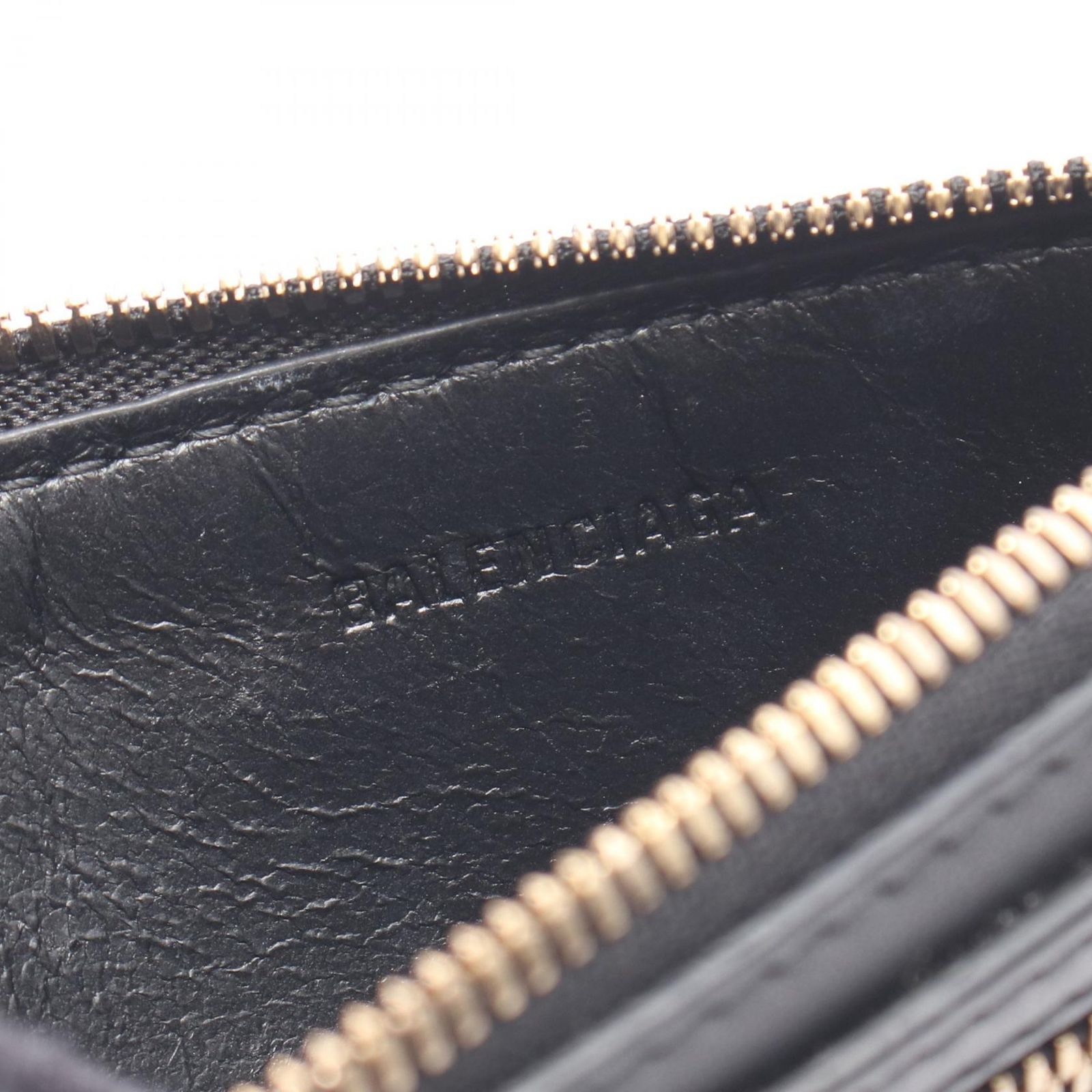 バレンシアガ BALENCIAGA コインケース NEO CLASSIC LONG COIN & CARD HOLDER 640110 ブラック レザー ネオクラシック コインカードホルダー レディース Used A