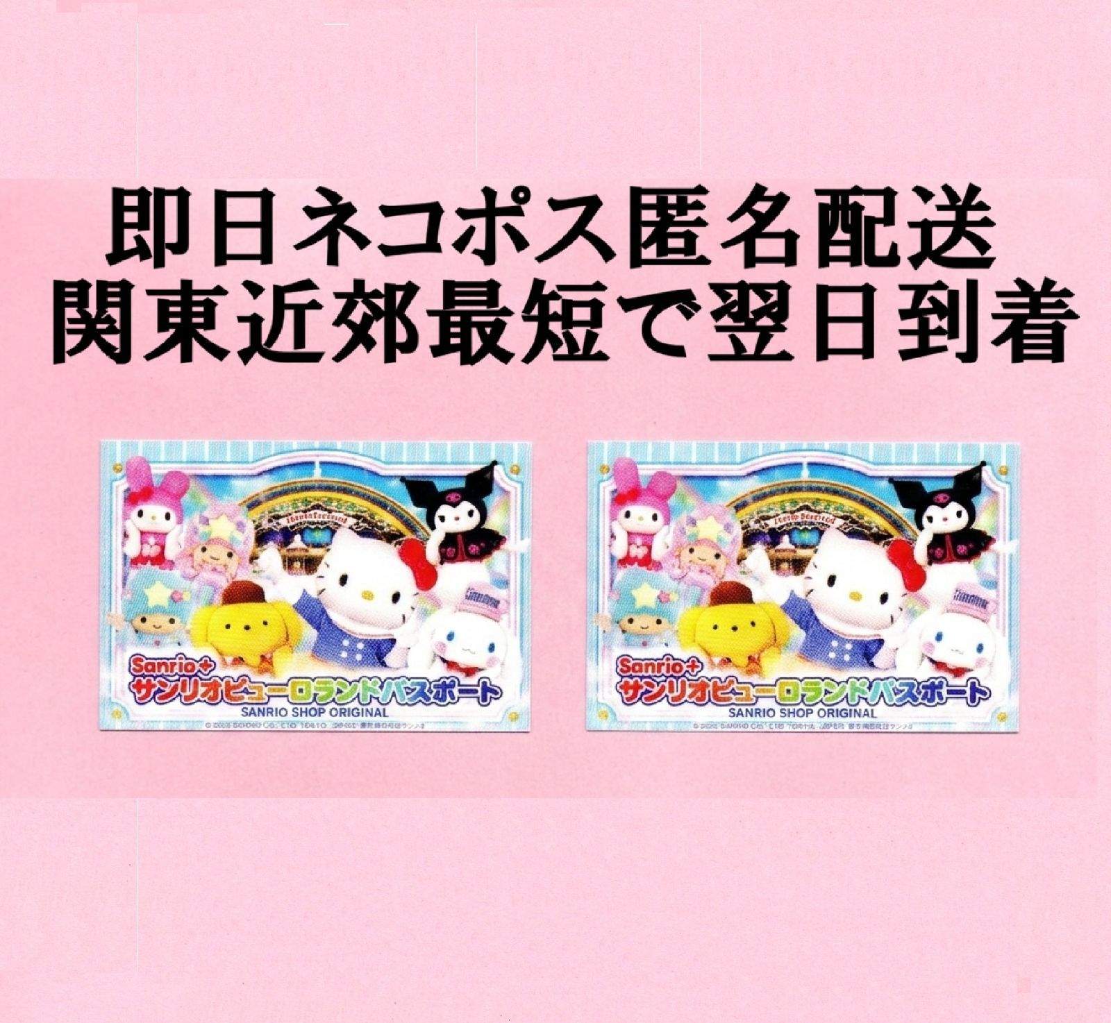 サンリオピューロランド パスポート 2枚セット - メルカリ