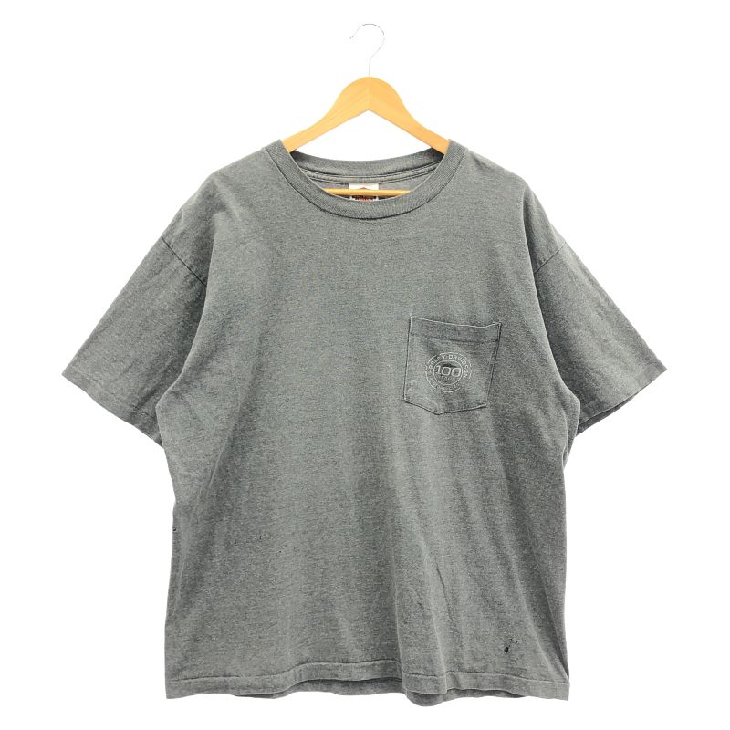 【中古】Harley Davidson クルーネックTシャツ サイズXL グレー ハーレーダビッドソン[91]