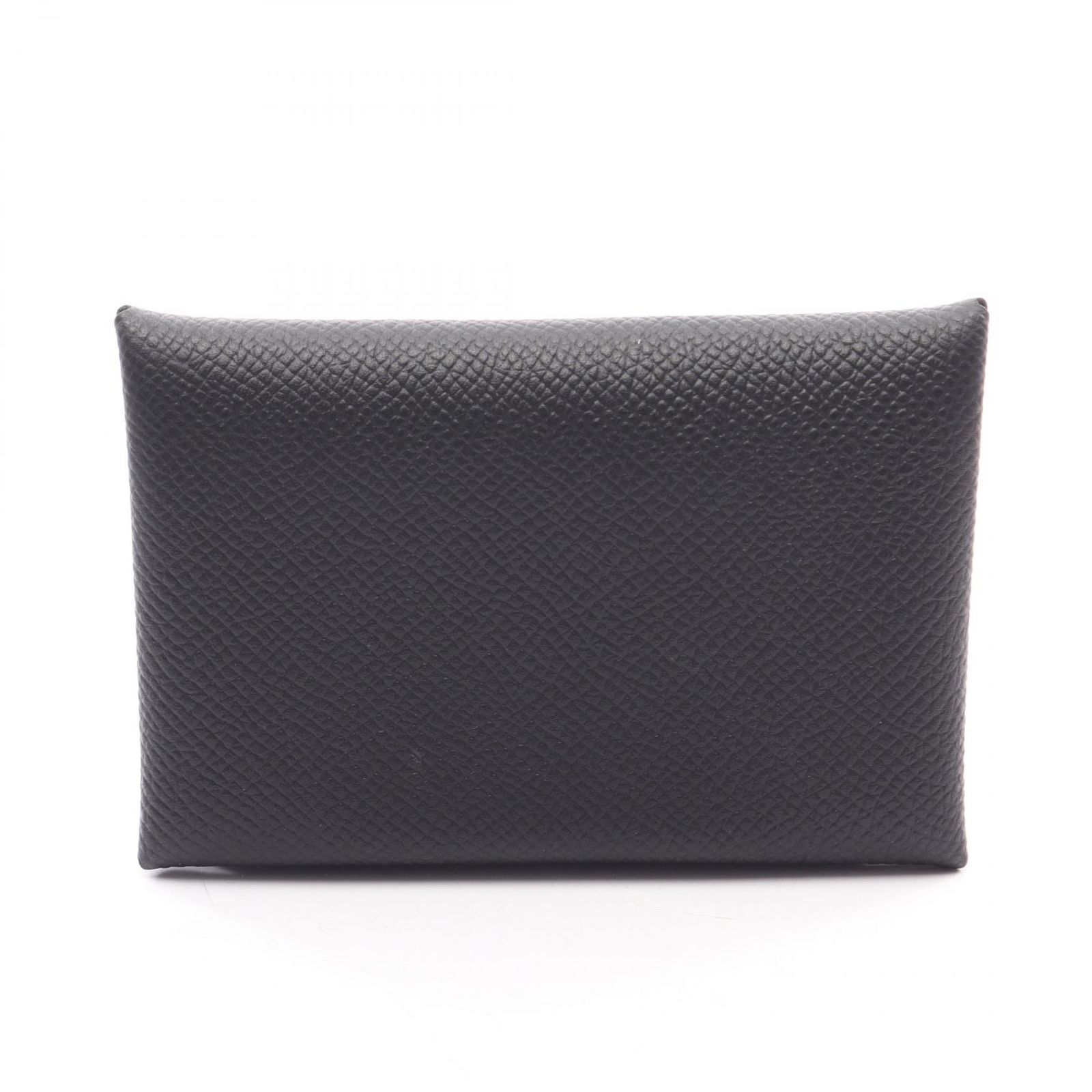 エルメス HERMES コインケース カルヴィ ブラック レザー カーフ（牛革） カルヴィ ブラック レディース Used A
