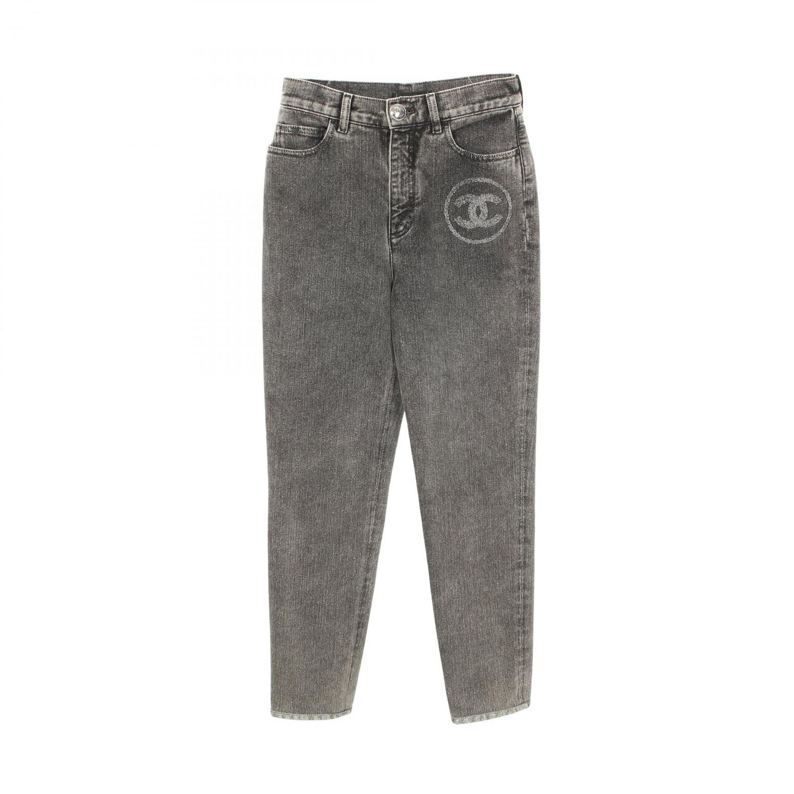 シャネル CHANEL デニムパンツ ココマーク P74150V65658 コットン デニムパンツ レディース Used A 105,400円