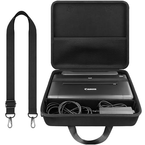 co2CREA 収納ケース 互換品 Canon A4モバイルプリンター TR163 /TR153インクジェットプリンター PIXUS iP110（ケースのみ）/ b2f3f0ef