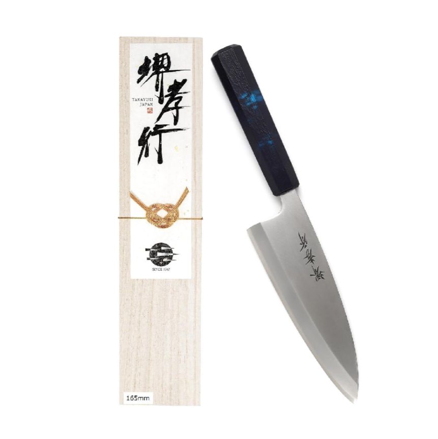 堺孝行 プロの料理人が愛用する包丁ブランド 出刃包丁 165mm 魚 捌き ステンレス 右利き用 型番deba16501