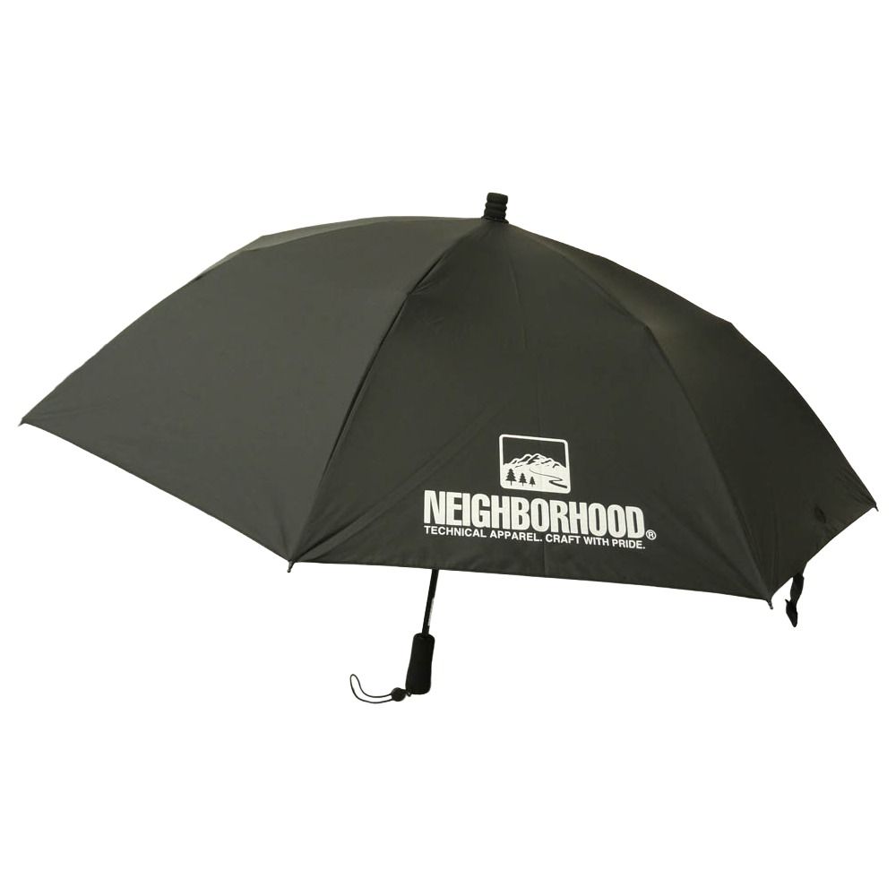 NEIGHBORHOOD ネイバーフッド 2618076N-AC01 NH X ARATA . FOLDING UMBRELLA トレッキングアンブレラ 折り畳み傘 ブラック系【美品】【中古】