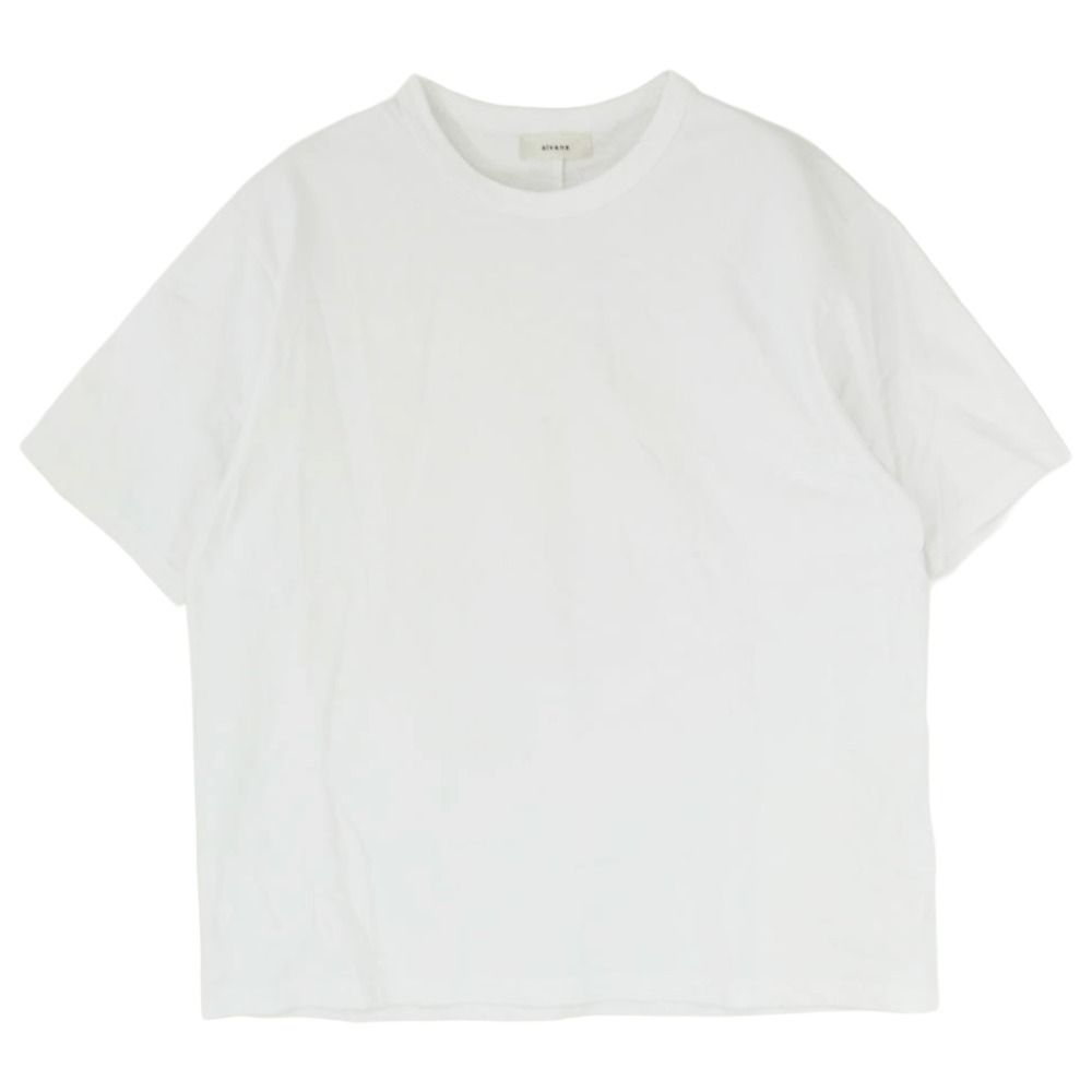 ALVANA アルヴァナ オーバーサイズ クルーネック 丸首 無地 半袖 Tシャツ ホワイト系 3【中古】