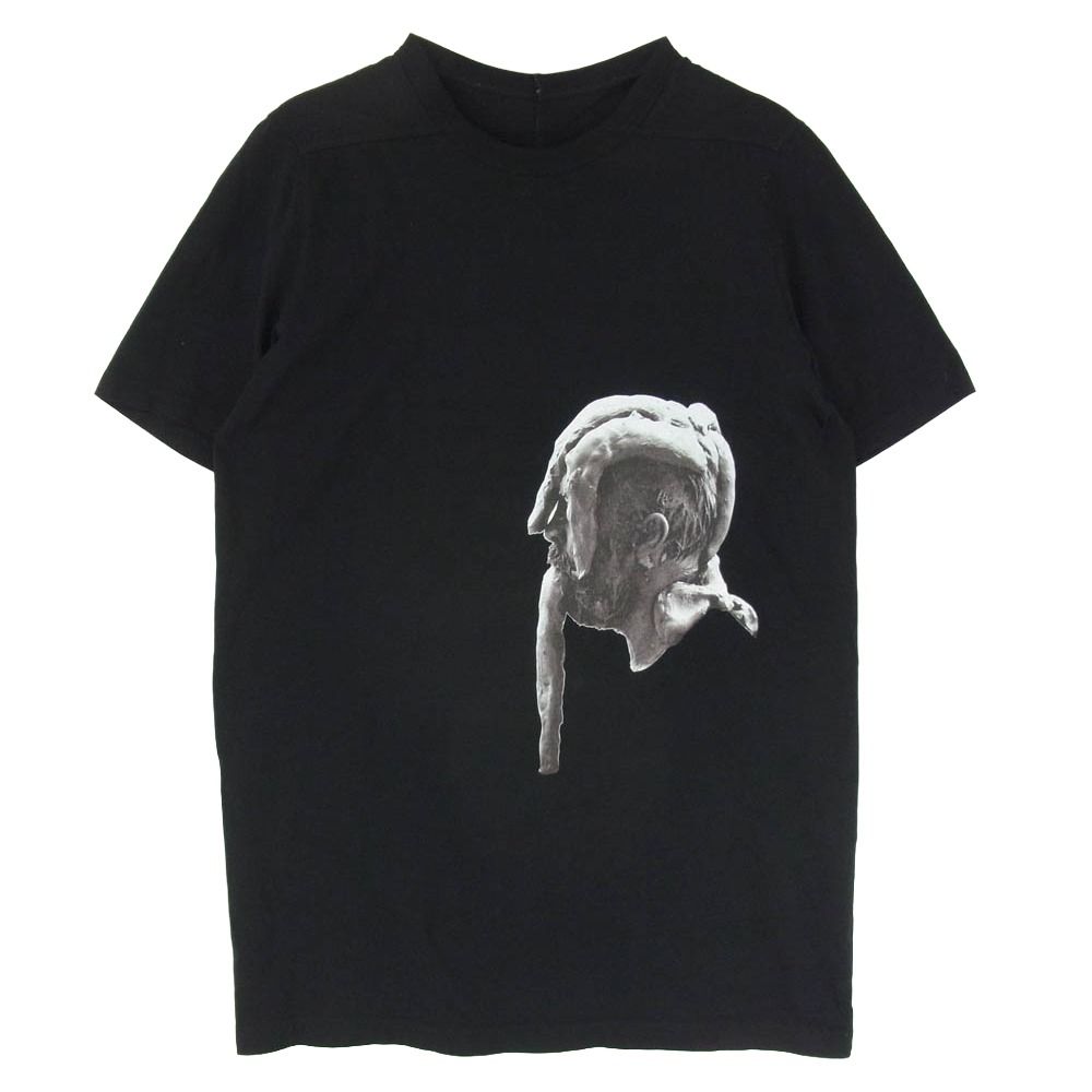 Rick Owens リックオウエンス 20SS RR20S7264-RNEP11 Drkshdw Houseago Print Level Tee トーマスハウセゴ プリント 半袖 レベルTシャツ ブラック系 M【中古】