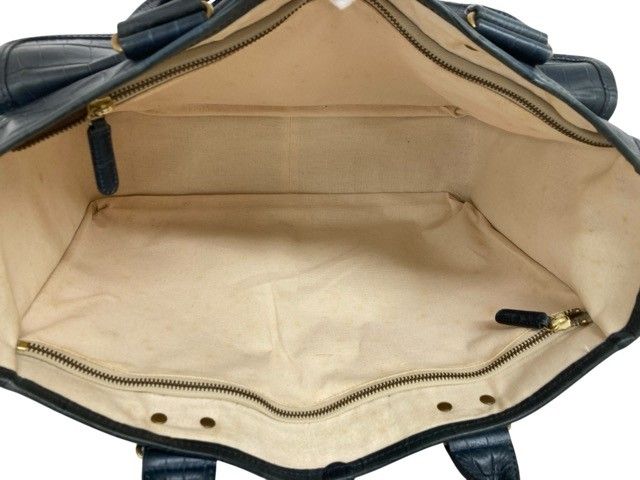 Felisi/フェリージ/クロコ型押し/レザートートバッグ/15-4/ブルー系/メンズ/RS1356