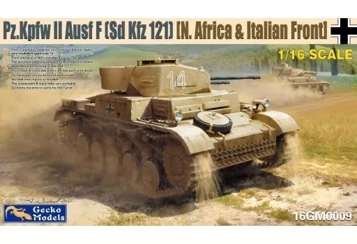 【中古】プラモデル 1/16 II号戦車 F型 Sd.Kfz.121(北アフリカ/イタリア戦線) [GEC16GM0009]