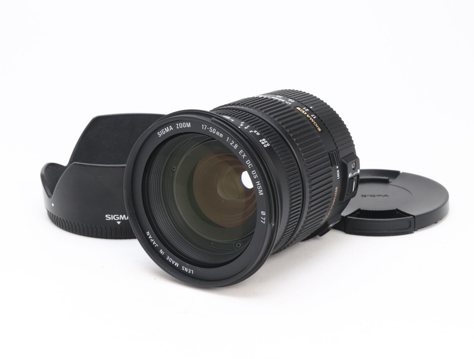 A- (美品) SIGMA シグマ 17-50mm F2.8 EX DC OS HSM キヤノン用 初期不良返品対応 55-162 21,460円