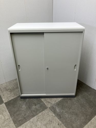【中古品】ナイキ NWシリーズ 引違い書庫 NW-0911H グレー