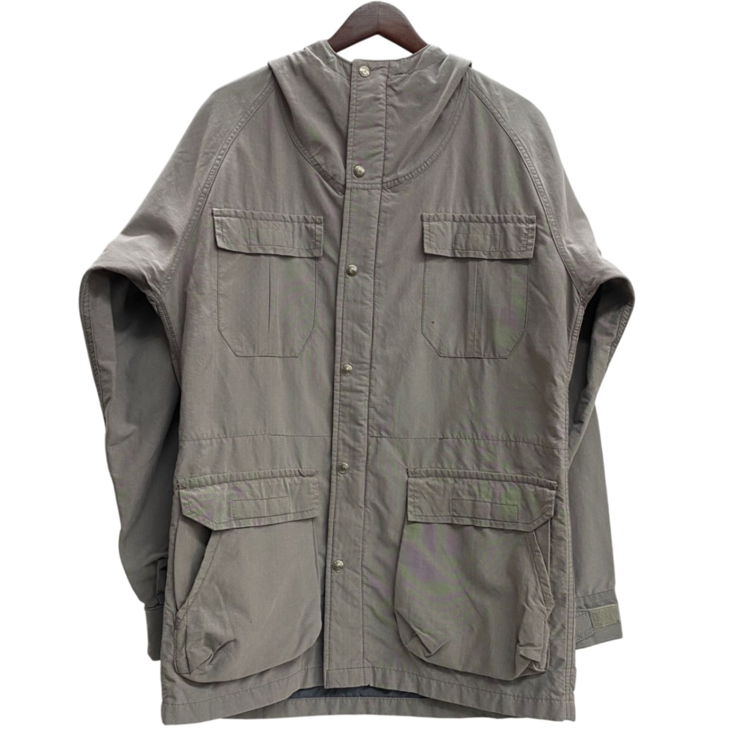 シエラデザイン SIERRA DESIGNS 70's 後期 USA製 60/40 ロクヨンクロス マウンテンパーカー ジャケット グレー Mサイズ 201MT-5997 VB