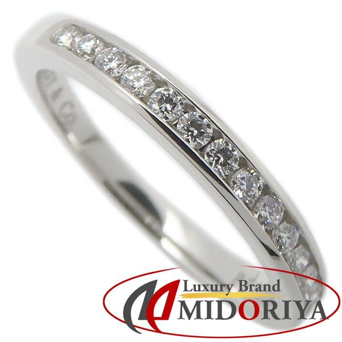 TIFFANY&Co. ティファニー ハーフエタニティ ダイヤモンド リング 指輪 6.5号 レディース/295545【中古】【BJ】