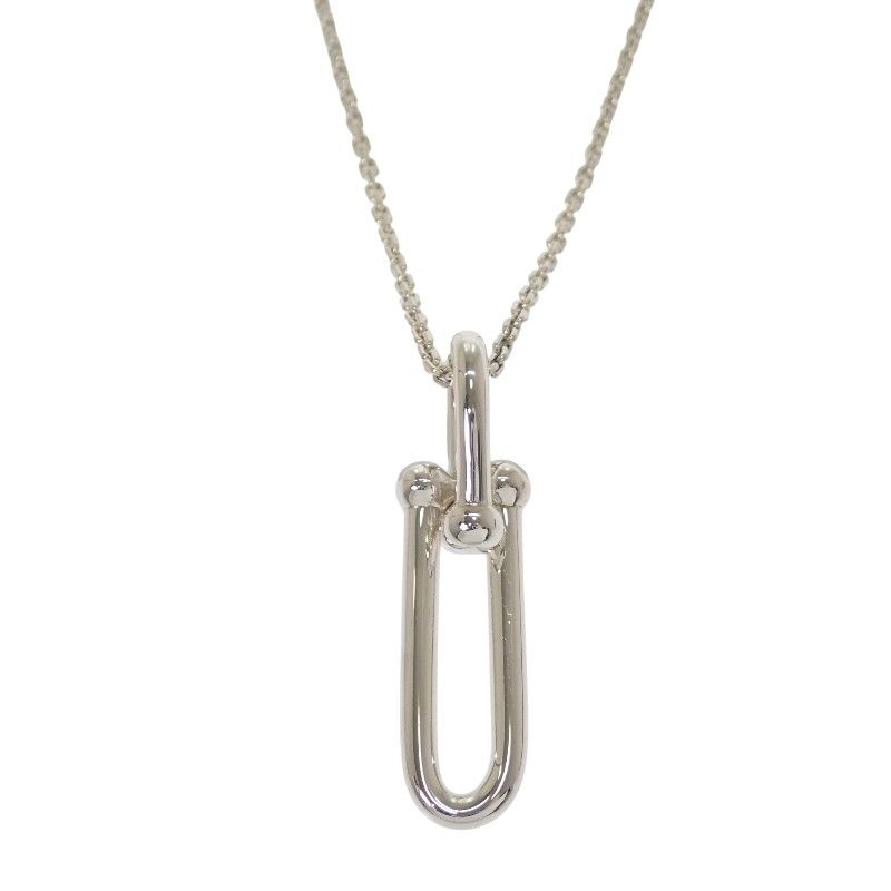 ティファニー TIFFANY&Co. ハードウェア 細長リンク ペンダント 63104310 ネックレス シルバー925 銀 女性用 ギフト 美品 箱付 ギフト カジュアル おしゃれ 大き目 レディース ジュエリー アクセサリー【中古】【Aランク】 56,880円