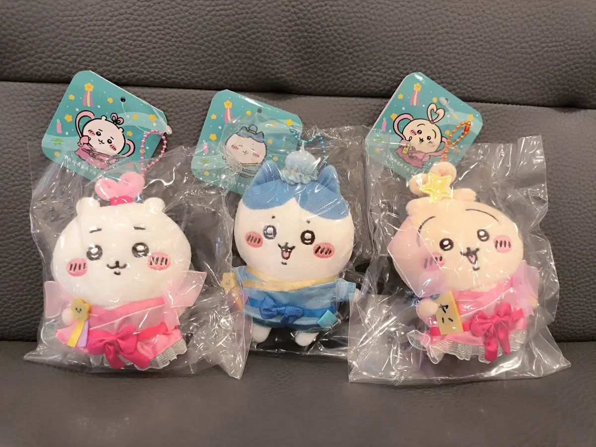 ちいかわ ハチワレ うさぎ 七夕 麻 マスコット