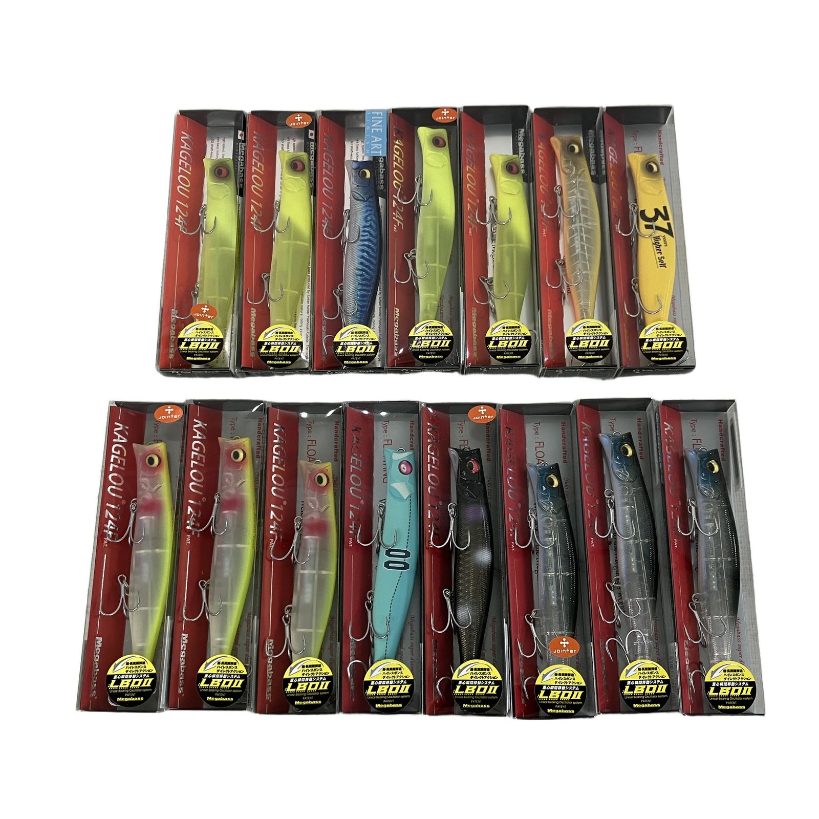 KAGELOU 124F ルアー15個セット カゲロウ 釣り具 ルアーおまとめ 中古 Y11260458