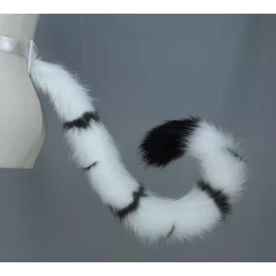 ファースーツ アクセサリー 尻尾 トラ Bタイプ 飾りもの ケモノ しっぽ fursuit ぬいぐるみ コスプレ コスチューム
