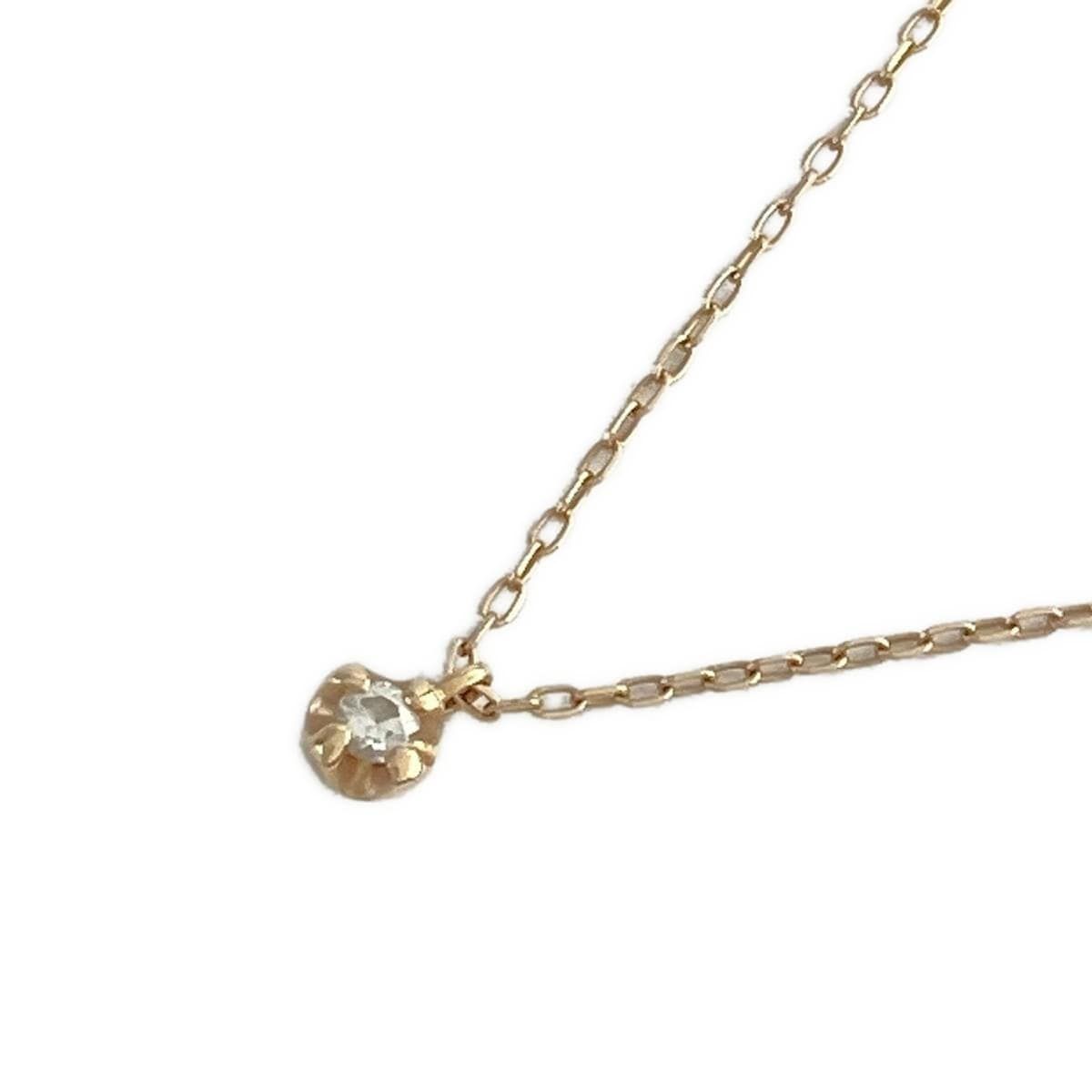 VENDOME(ヴァンドーム青山) ネックレス美品 - K10×ダイヤモンド ダイヤ0.02ct