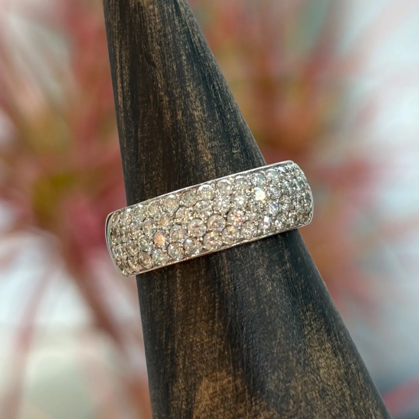 MIKIMOTO ミキモト K18/Pt950 ダイヤ1.37ct リング
