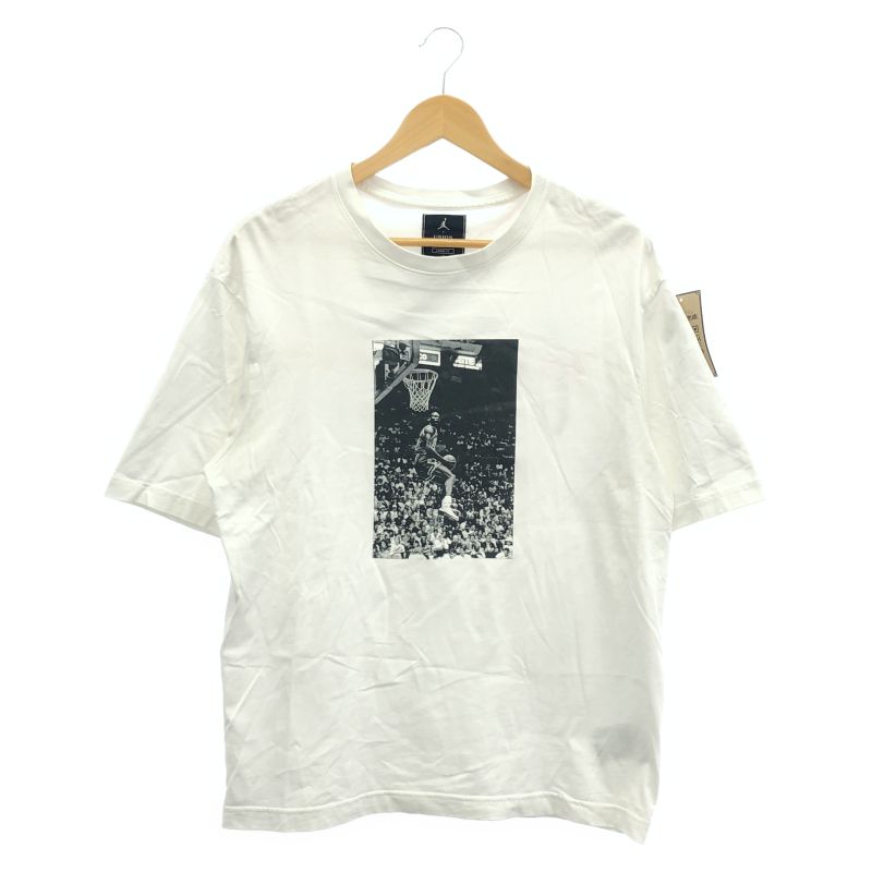 【中古】UNION x JORDAN Reverse Dunk S/S T-Shirt サイズM 白 ユニオン[91]