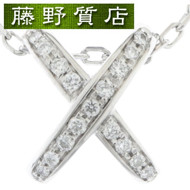 (新品仕上げ済）ショーメ CHAUMET ジュ ドゥ リアン ショーメ ダイヤ ネックレス K18 WG ホワイト ゴールド ダイヤモンド 082215 ペンダントブランドネックレス 8607