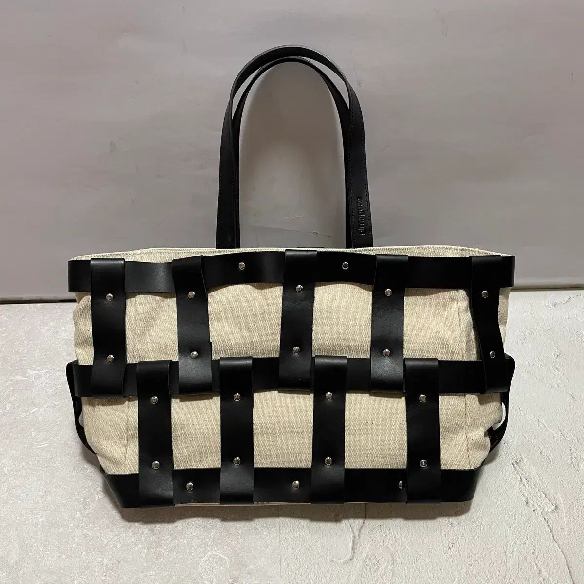 新品 麻 キマグアス ショッパーバッグ キャンバス 26SS