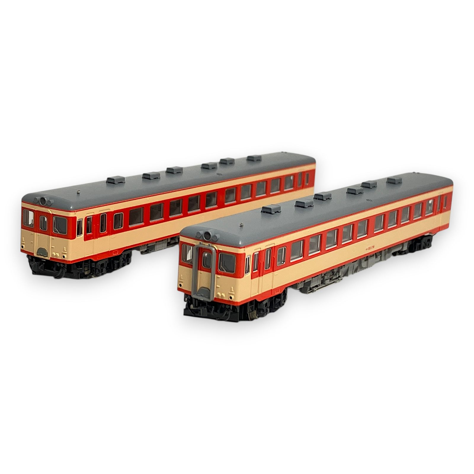 TOMIX 92154 国鉄 キハ55系 ディーゼルカー キハ26形 急行色 一段窓 2両セット Nゲージ 鉄道模型 中古 N11262548