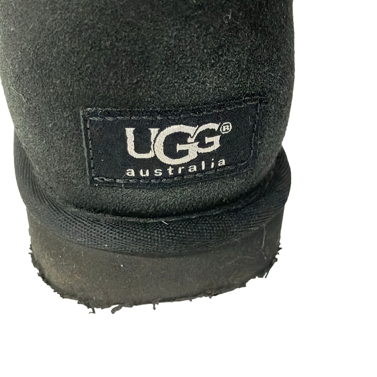 UGG(アグ) ショートブーツ 24 レディース クラシックショート 5825 黒