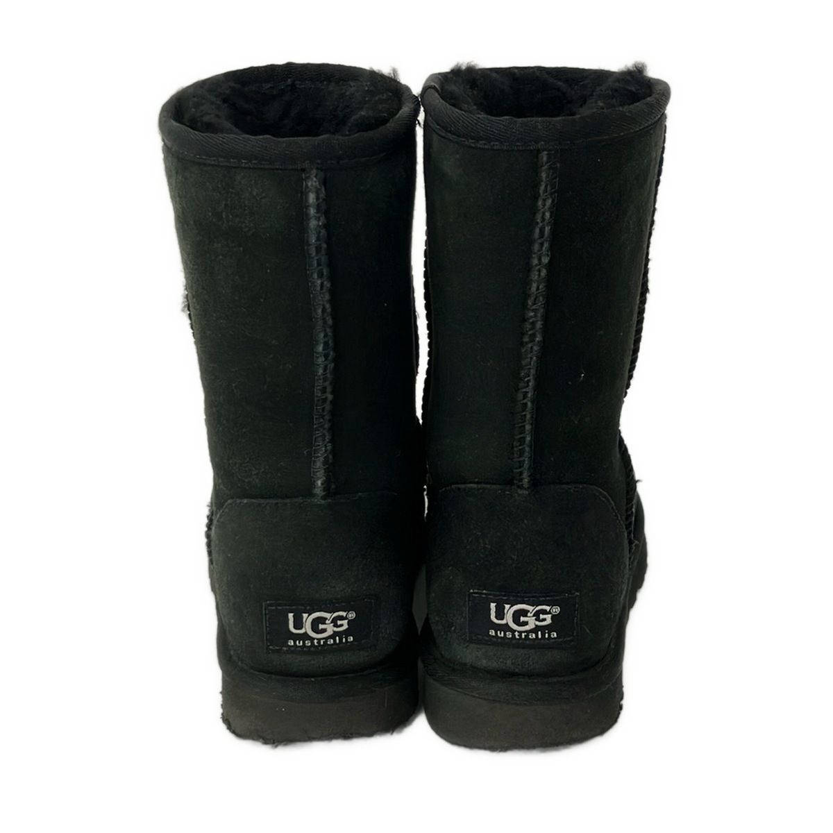 UGG(アグ) ショートブーツ 24 レディース クラシックショート 5825 黒