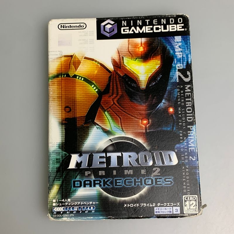 【現状渡し品】 GC メトロイドプライム2 ダークエコーズ 任天堂 FPS レトロゲーム 【023-260428-AS-2-min】