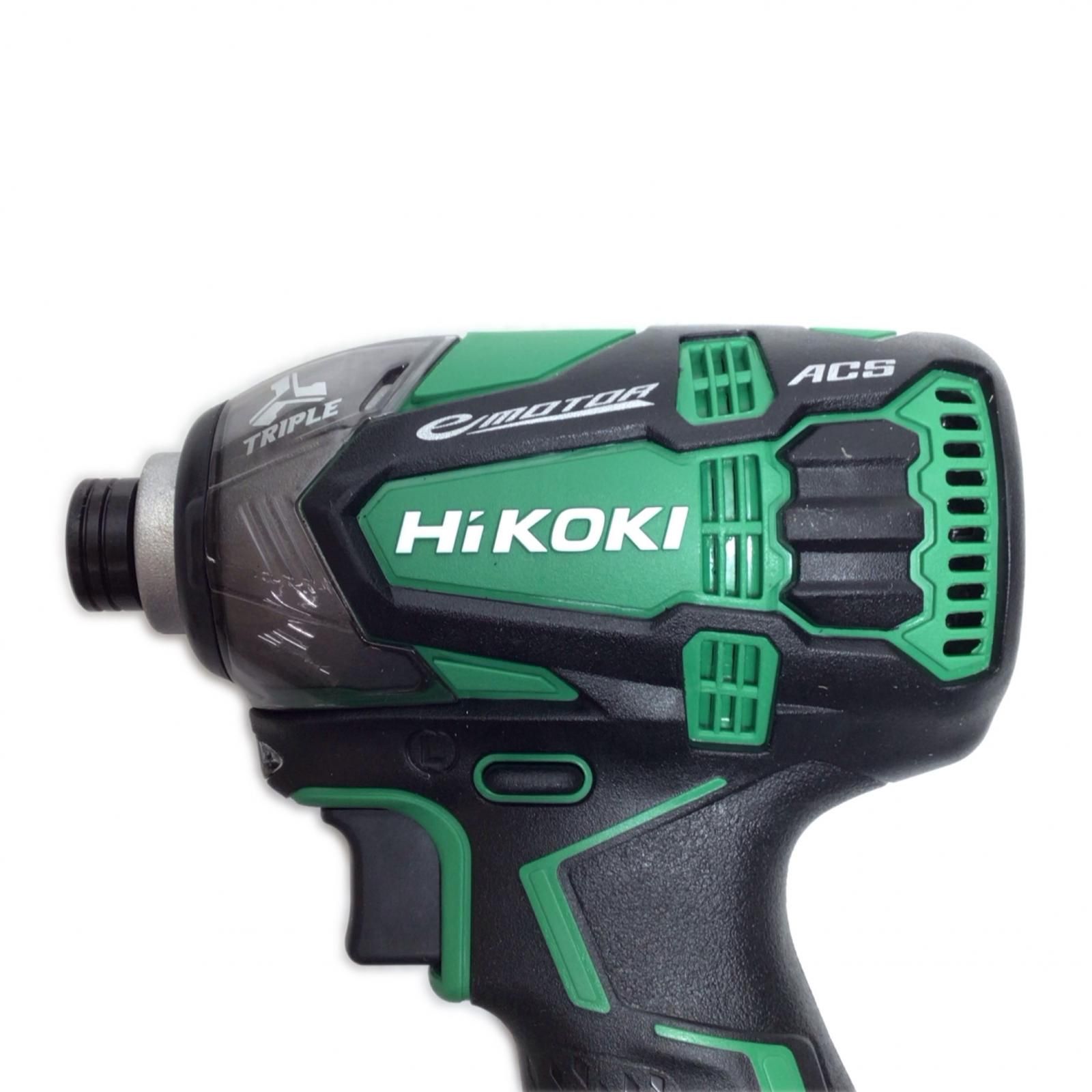 HiKOKI ハイコーキ インパクトドライバ 未使用品(S) 外箱・フック付 コードレス式 14.4v WH14DDL2 グリーン