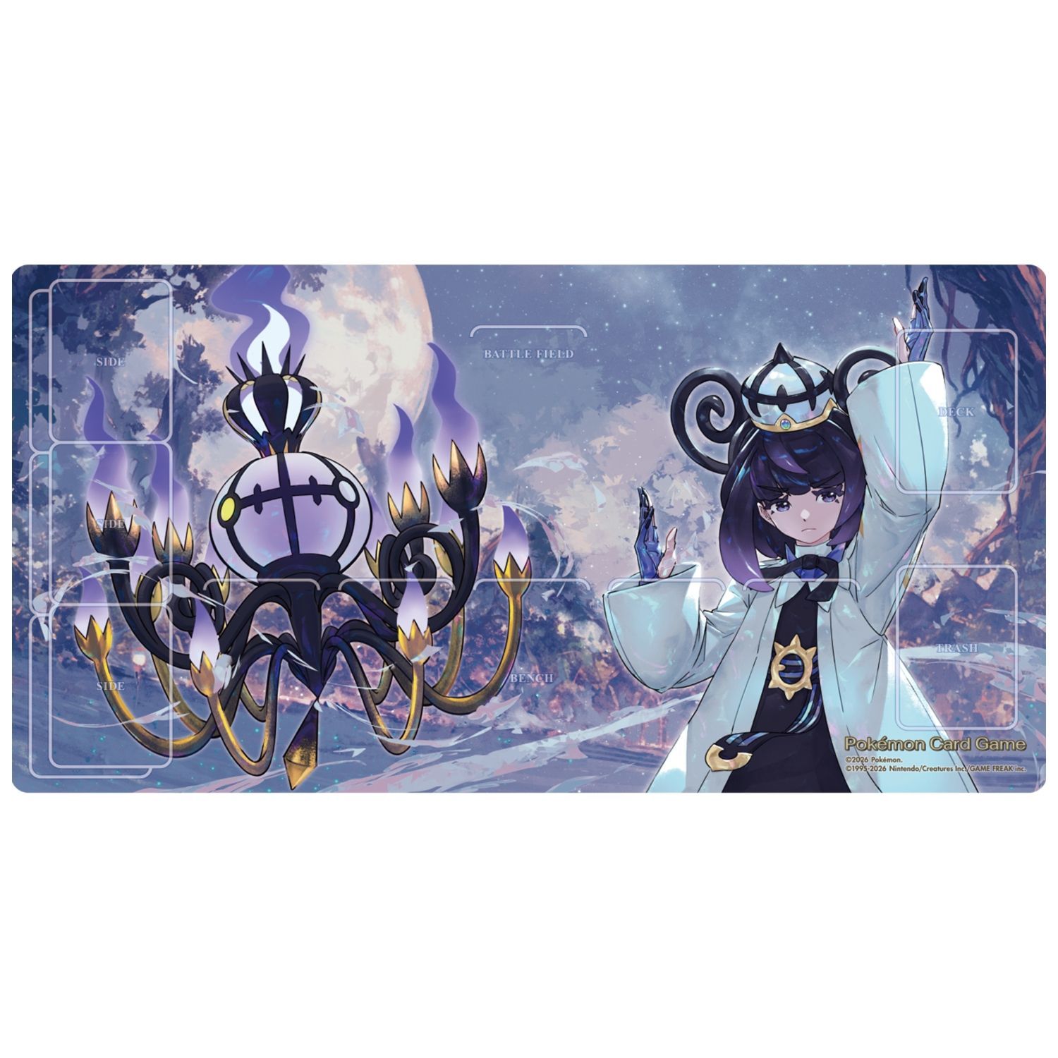 新品・匿名 ラバープレイマット ムク＆メガシャンデラ サプライ ポケカ 