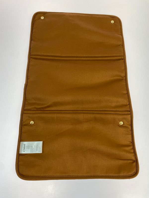 【中古品】 CHLOE クロエ マザーズバッグ キッズ チェンジング コットン C90411.957 カバン ベビーカー用ストラップ付き 【180-260521-em-12-min】