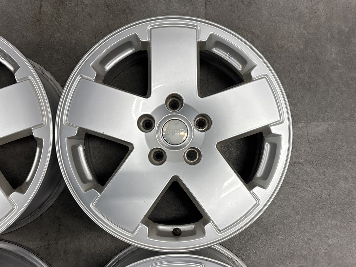 【正規品】ジープ JK ラングラー アリミテッドスポーツ 純正 18in 7.5J 44.45 PCD127 4本セット 品番:1JC34TRMAA スタッドレス用に 即納可